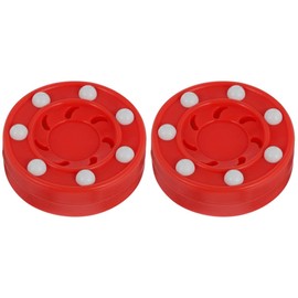 CLISPEED 2 Pcs Dry Land Hockey Puck Universal Roller Hockey Ice Roller Puck Hockey Ball Hockey Pucks Roller Hockey Game Training Puck Pp Men and Women Adjust Customize