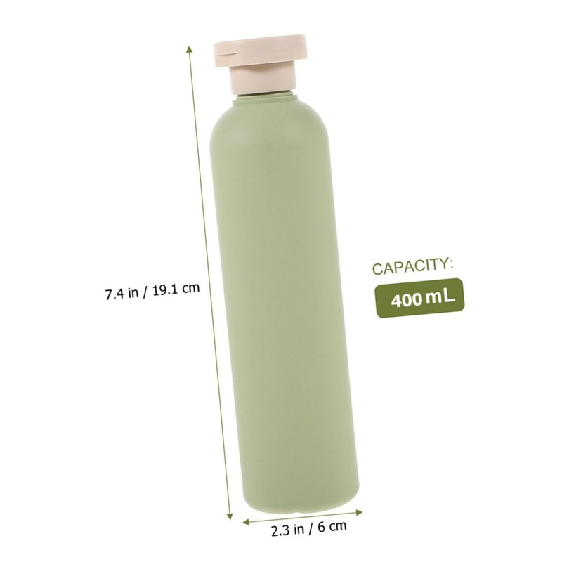 Gatuida Travel-Sized Flip Cap Bottle Empty Plastic Squeeze Bottle Leakproof