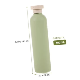 Gatuida Travel-Sized Flip Cap Bottle Empty Plastic Squeeze Bottle Leakproof Shampoo Dispenser Refillable for Occasions