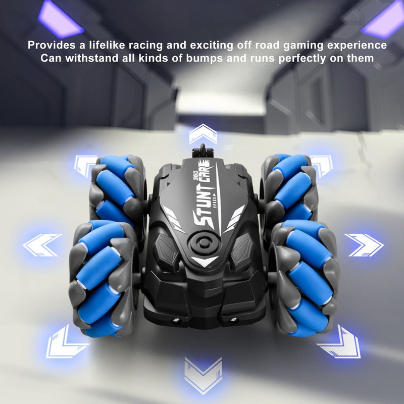RC Stunt Car 4WD Rotating Flipping Rechargeable 2.4G Remote Control