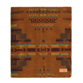 Ecuadane Large Southwestern Woven Blanket, Handmade in Ecuador by Local Artisans, Size 82" x 93" - Andes Mountain