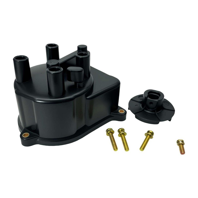 HYNYHT Ignition Distributor Cap and Rotor Kit Set 30102-P54-006 Compatible