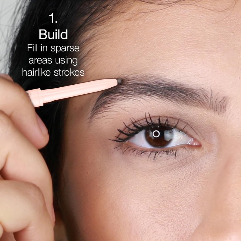 Mineral Fusion Retractable Brow Pencil (Medium Brown) - Shape &