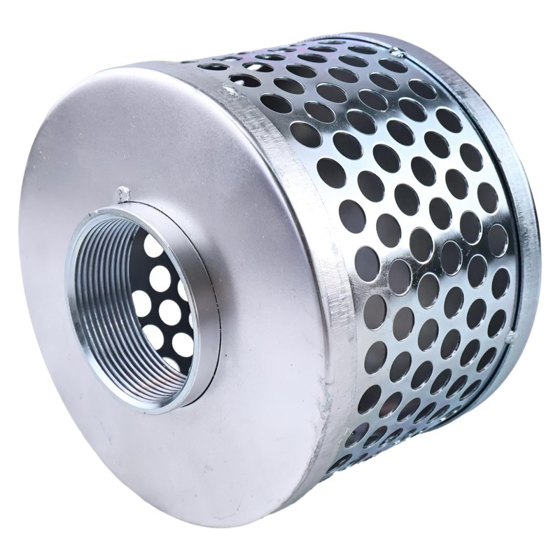 NETYANPI 2 Inch NPT Thread Round Hole Suction Strainer Filter