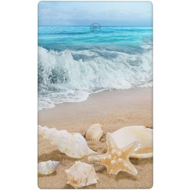 Byondbly Wall Plate Outlet Cover Switch/Wall Plate,Light Switch Duplex Cover,Decorative Wallplate Covers, Cover, Electrical Beach Painting c-Duplex