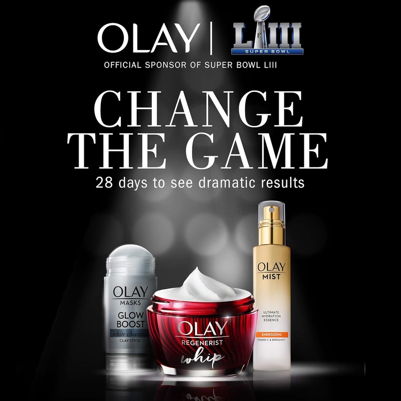 Mascarillas faciales de Olay, arcilla de carbón facial, brillo Boost