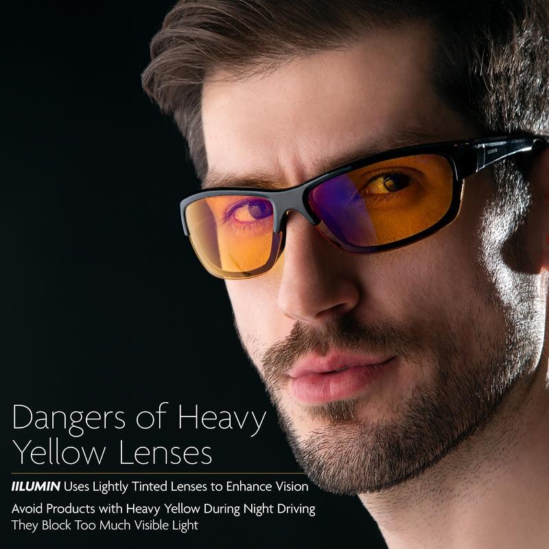 PROSPEK Illumin Night Driving Glasses - All-Weather Glasses for Improved