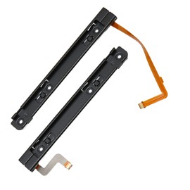 Replacement Slide Rail Right and Left for SWITCH, Slide Rail, Professional Replacement Metal Slide Rail with Sensor Flex Cable for Switch OLED Host (1 Pair)