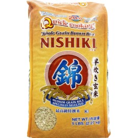 Nishiki Brown Rice Quick Cooking, 5-pounds