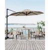 10FT Outdoor Patio Umbrella Large Cantilever w/Base Included Market Sun