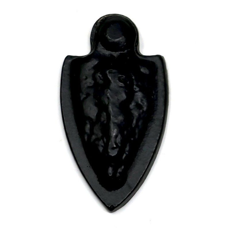fiXte Black Antique Iron Shield Style Escutcheon Lock Keyhole Cover
