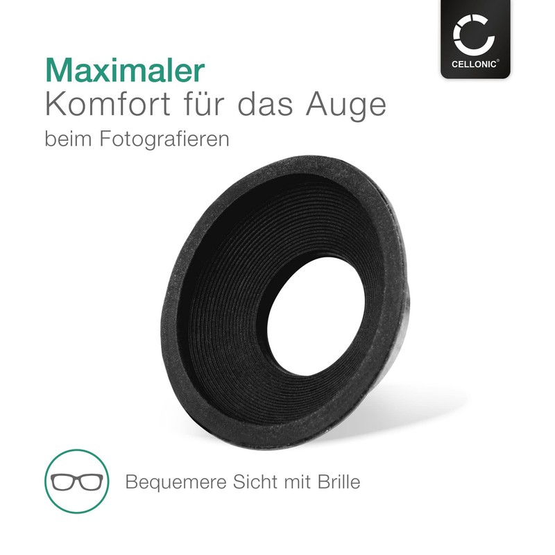 CELLONIC® DK-19 Viewfinder Eyecup: Replacement for Nikon D3 D3s D3X