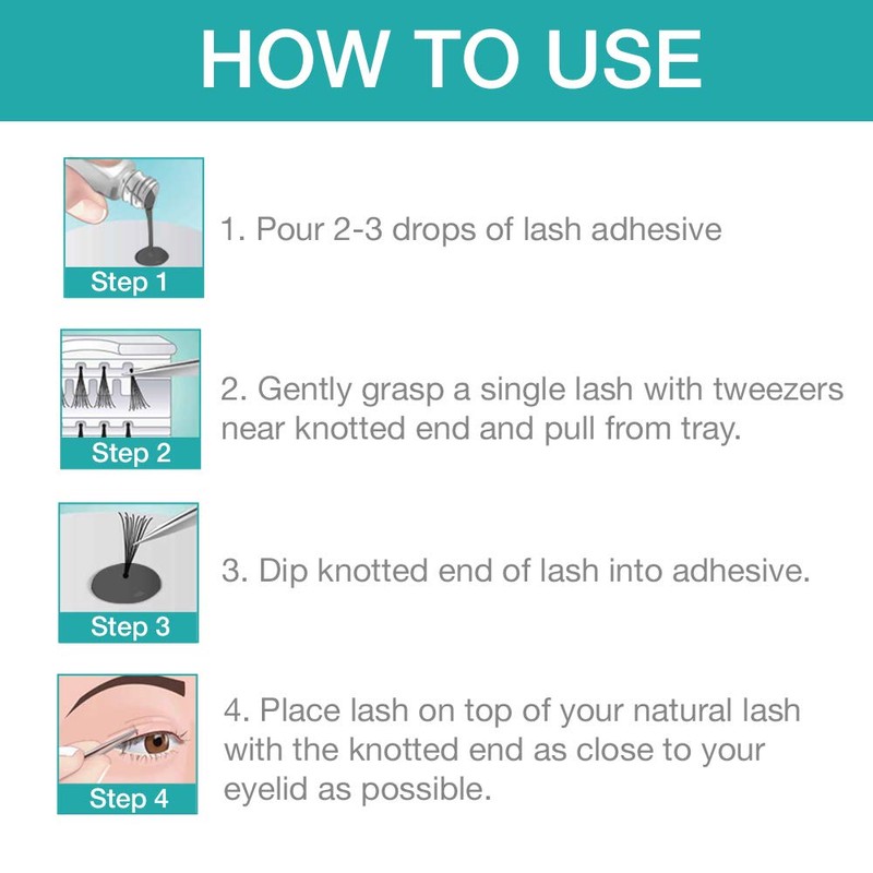 DUO Individual Lash Adhesive, for False Individual Lashes, Dark, 0.25