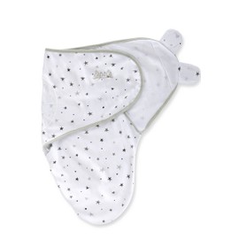 Ely's & Co. Adjustable Swaddles for Newborn, Baby Swaddles 0-3 Months, Swaddle Sack for Baby Girl/Boy, 2 Pack (Grey Star)