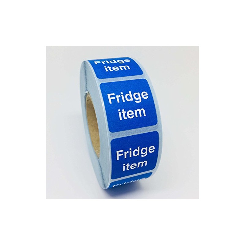 1000 Fridge Item Labels 25mm x 25mm