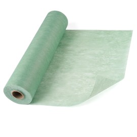 Non-Woven Table Runner, 30 cm x 25 m Tablecloth Roll, Table Runner Sage Green for Christening, Communion, Birthdays, Weddings, Party Table Decoration (Eucalyptus Green)