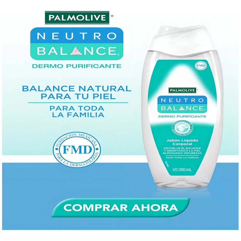 Palmolive Palmolive purifique jabón líquido neutro balance dermo 390ml