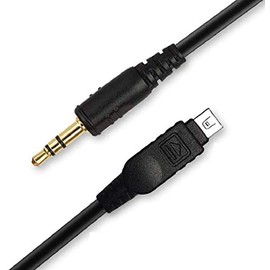 Pixel Shutter Release Cable Connection Cable 3.5 mm – UC1 Wire Release Cable (e.g. Pixel Timer Remote Shutter) for Olympus E-M1 E-M5 II E-M10 II Pen-F EPL8 EPL7 EPL6 EPL5 EPL3 EPL2 EP5 E600 E620 590UZ
