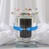 Contid Small Urns for Human,Cremation Keepsake Photo Urn Unique Rotatable