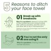 Clean Skin Club Toallas Faciales Clean Towels Xl Bambú 50