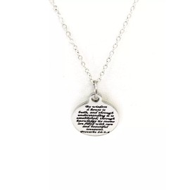 JKCE Designs Christian Jewelry, Christian Marriage Necklace, Christian Wedding Necklace Gift