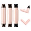 3Pcs Eyeliner Stamp, Precision Eye Makeup Tool for Symmetrical Cat