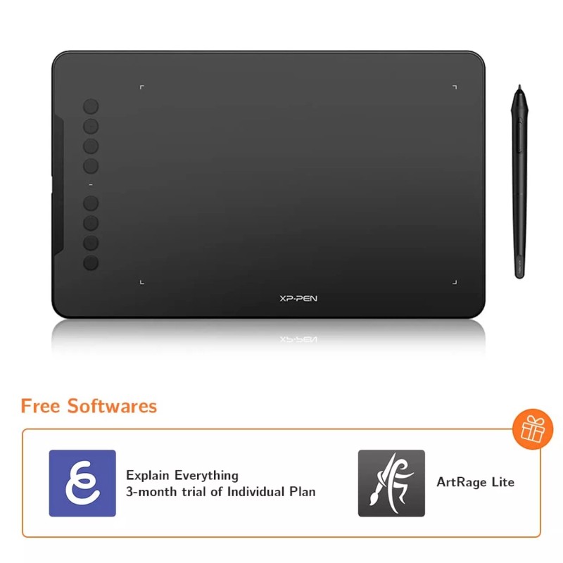 XP-Pen XPPen Deco 01 V2 Graphics Tablet 10x6.25 Inch Drawing