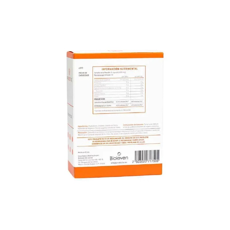 Probiotix | 50 Billones De Probióticos | 2 Cepas |