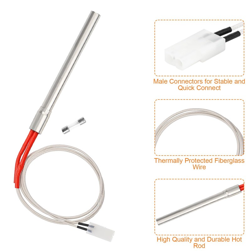 Ethanberg Hot Rod Ignitor Kit Replacement, Compatible with Pit Boss