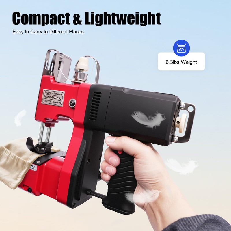 Leather Heavy Duty Sewing Machine, 1,800 stitches Industrial Canvas Stitching
