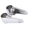 Chrome Motorcycle Headlight Side Mounting Front Fork Bracket for 35mm‑41mm