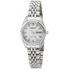 Armitron Women's Genuine Crystal Accented Day/Date Function Bracelet Watch, 75/2475,Silver