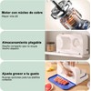 Cortadora de Carne Eléctrica, Rebanador de Alimentos Plegable con Cuchilla