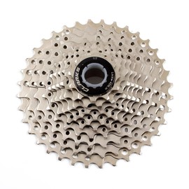 Clarks Cycle Systems C-10SC Nickle Plated 10 Speed Cassette, Silver, 11-36T, Compatible with Shimano/SRAM 10 Speed
