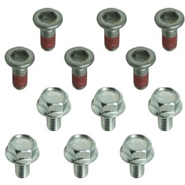 12PC ROTOR BOLTS. FITS: YAMAHA YZ125 YZ250 FRONT & REAR DISC BRAKE BOLT KIT 1998 & UP