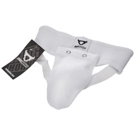 Ringhorns, Charger Kids Groin Guard with Bracket Unisex Kids 12 Years White