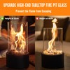 EastFlame Glass Tube Replacement for Table Fireplace