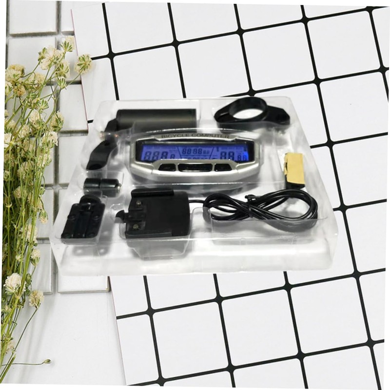 Sosoport Digital Bike Computer with Speedometer Tachometer Back Light Functions