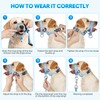 Ezierfy Dog Head Collar, Printed No-Pull Headcollar, Adjustable Dog Head