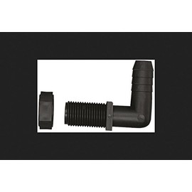 Green Leaf Ntl 12 P 2pk Nozzle Elbow, 1/2" Barb
