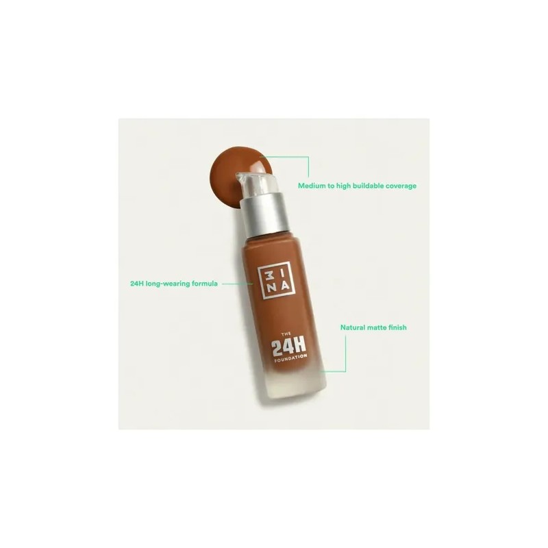 Mina Base The 24h Foundation -627 30 Ml Beige Md918819