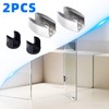2 Pcs Bottom Guide for Sliding Shower Door, 304 Stainless