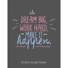 Online Study Notes Study Notebook Journal Good Way to Organize
