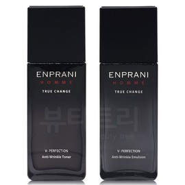 Enprani Homme V-Perfection Anti-Wrinkle Toner + Emulsion Single Set / 엔프라니 옴므 브이퍼펙션 안티링클 토너+에멀젼 단품세트