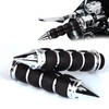 DREAMIZER Universal 1" (25mm) Chrome Spiked Head Motorcycle Hand Grips