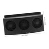 SHINEOFI Car Exhaust Fan Air Circulation Radiator Fan for Vehicle