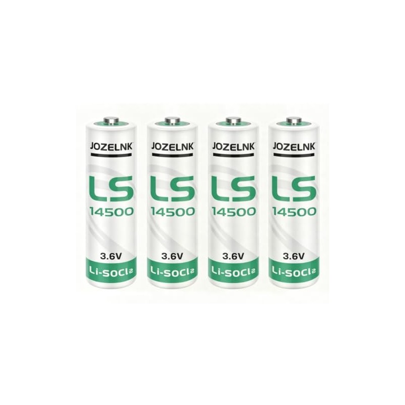 JOZELNK 4 X LS14500 3.6V Li-SOCl2 Batteries Use for Smart