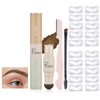 Holzsammlung Eyebrow Stamp Stencil, 2 Colours in 1 Eyebrow Powder