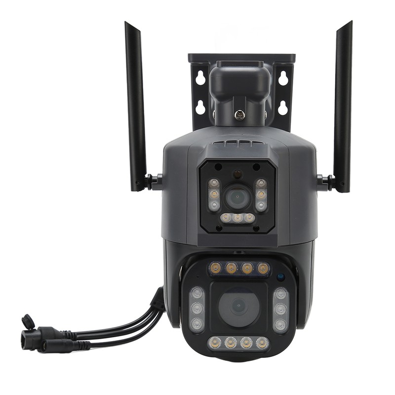 Smart Outdoor Camera 4MP Wireless Three Lens Remote Monitor Auto