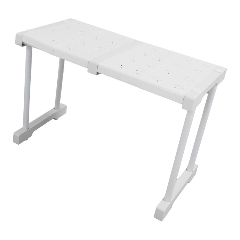 Expandable Shelf Stackable 121lb Load Bearing Divider Storage Rack for